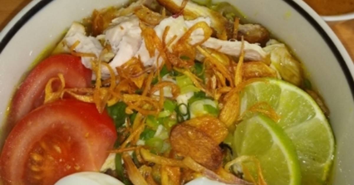 254 resep soto ayam bumbu kacang enak dan sederhana - Cookpad