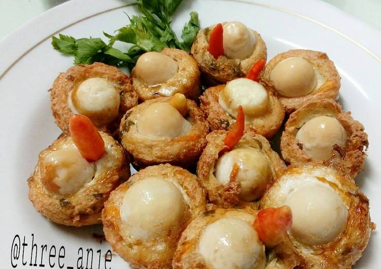 resep lengkap untuk Tahu sarang burung puyuh