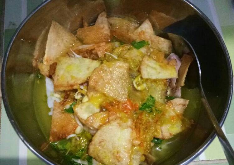 cara membuat Soto ayam seger bikin laper??