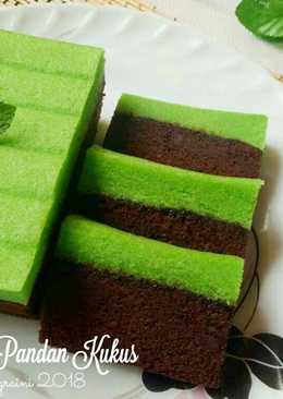 Brownies Pandan Kukus (ala Aman*a) #PR_BrowniesDCC