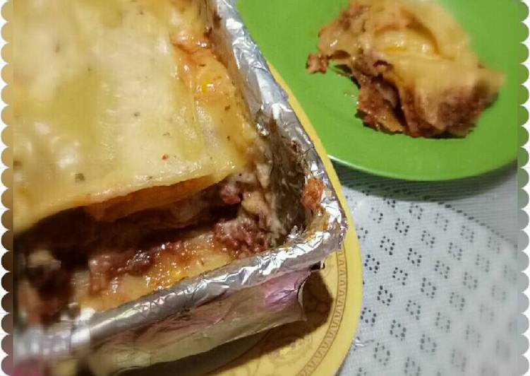 resep Lasagna ala ala (simpel dan murmer)