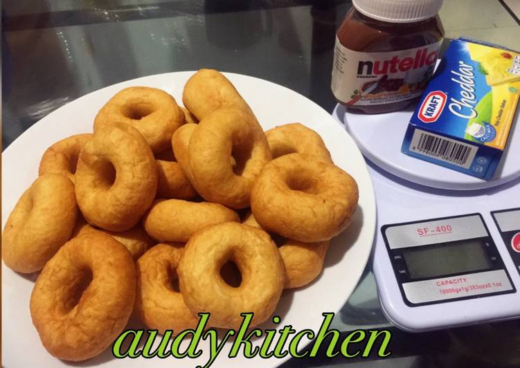 resep lengkap untuk Donat Empuk