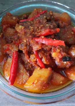 Balado Daging Kentang