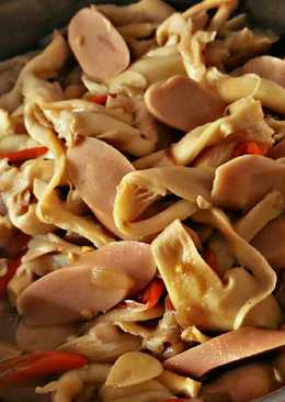 Oseng Sosis Jamur tiram