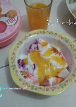 Salad Buah Saus Jeruk #saladaction