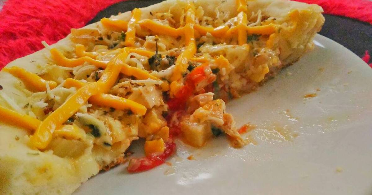  Resep  Pizza teflon topping ayam  tahu no msg lembut  empuk 