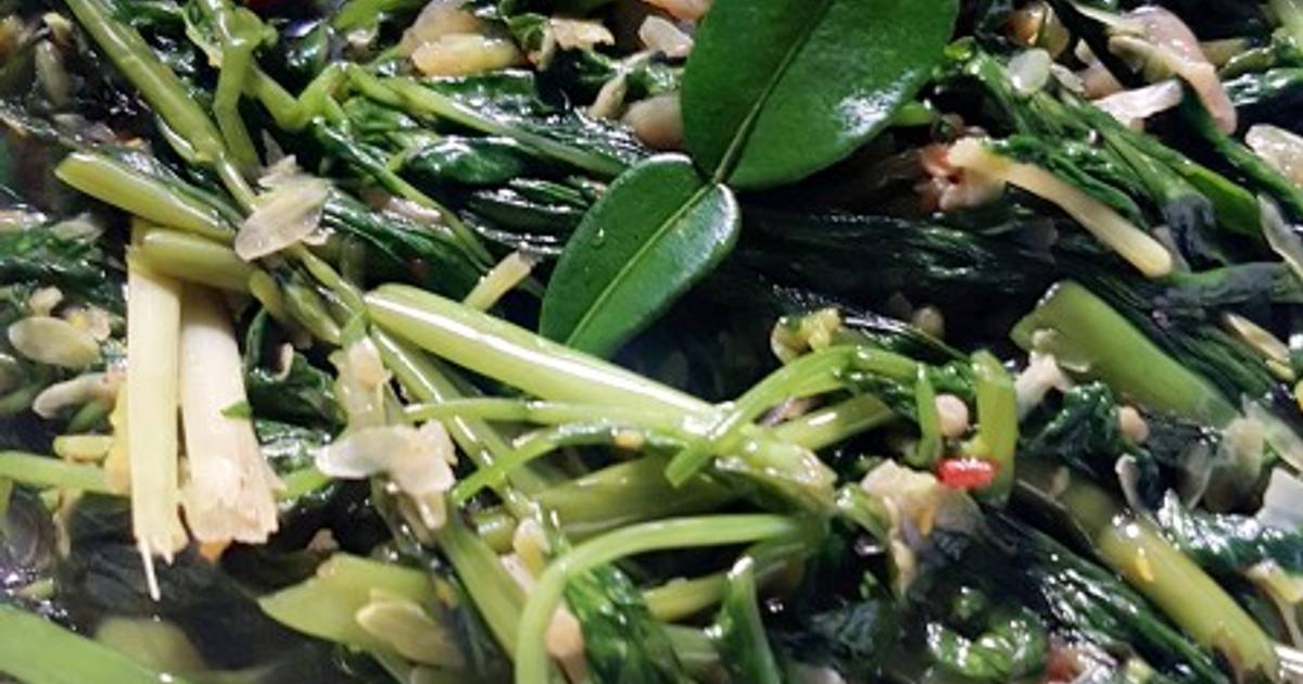 1 196 resep  tumis  kangkung  terasi pedas  enak  dan sederhana 