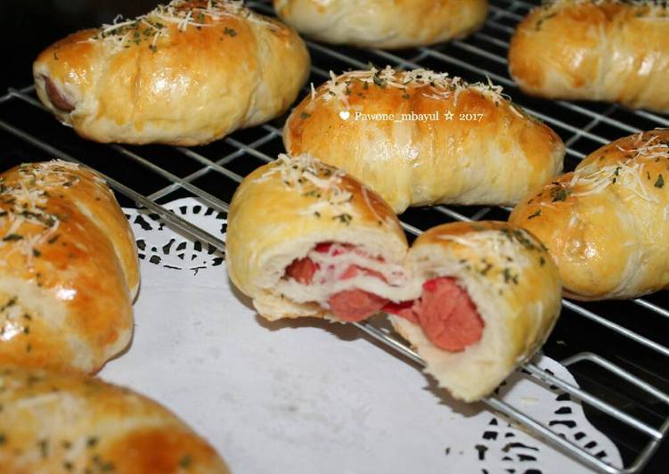 resep Sausage Hotdog Bun