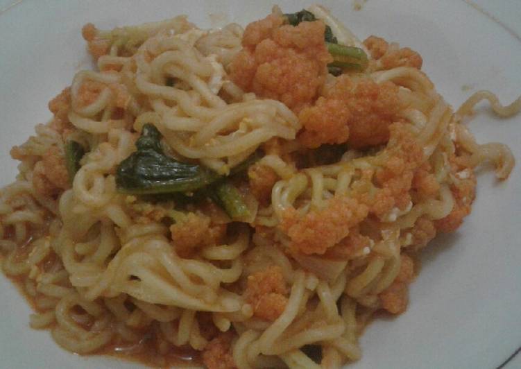 resep Mie Kusi (Kubis Sawi)