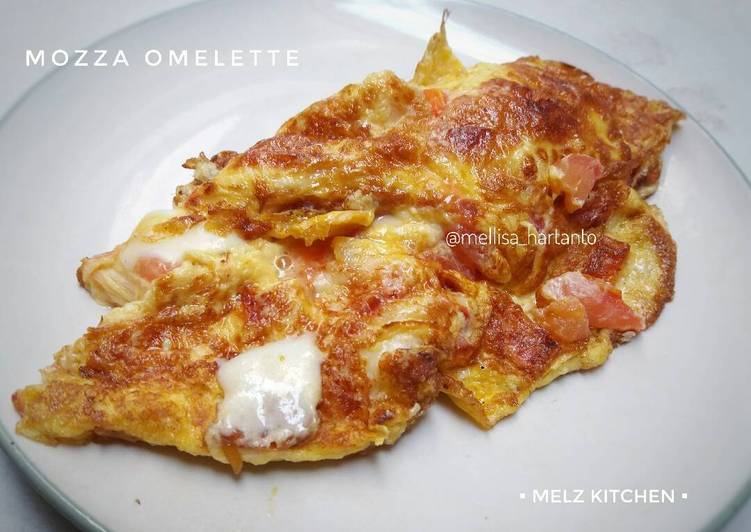 cara membuat Mozza Omelette