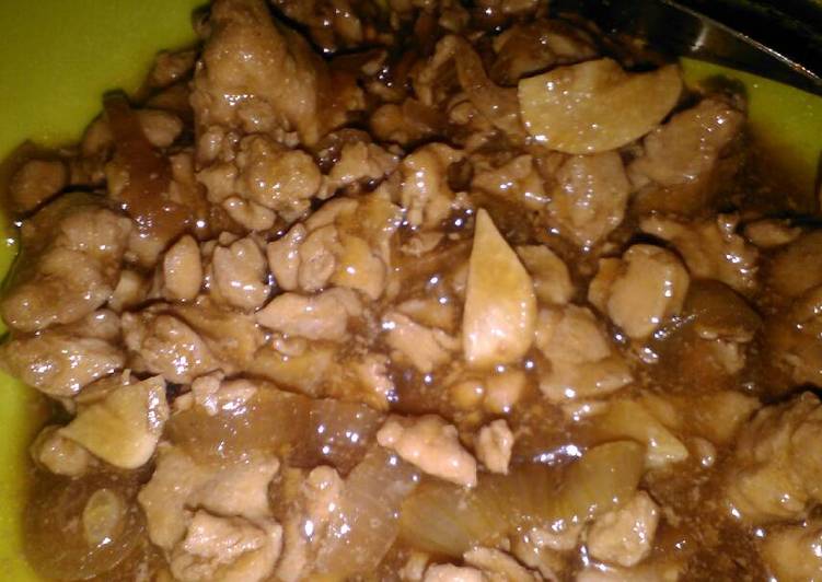 bahan dan cara membuat Ayam teriyaki praktis dan enak