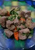 Oseng daging sapi empuk