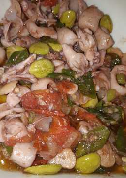 Cumi pete sambal ijo