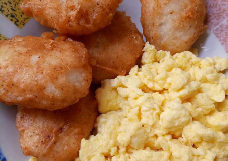 Nugget mcd ala" + Scramble egg