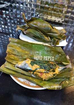 Ikan Gembung pepes daun ubi#indonesiamemasak