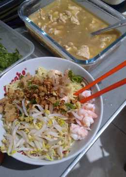 Mie ayam rebus