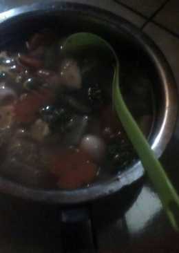 Sop merah telur puyuh