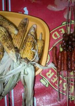 Jagung, sosis & bakso bakar