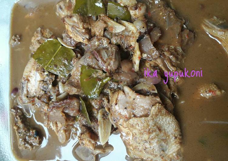 resep Ayam Gota tanpa darah