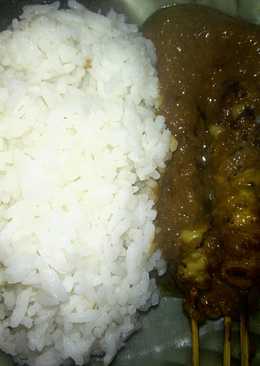 Sate ayam teflon simple