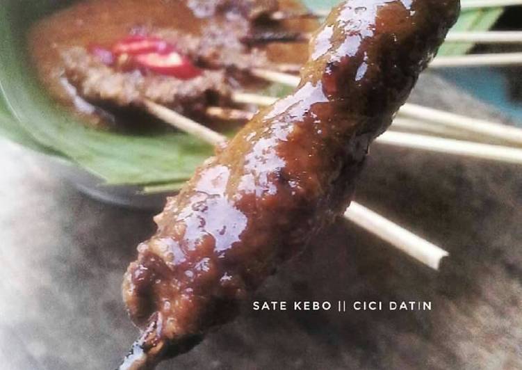 gambar untuk cara membuat Sate kerbau khas kudus ala pawon mak emuk