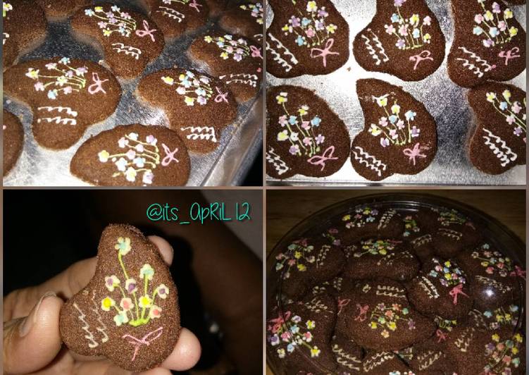 Resep Kukis Kerawang (Karawo) Cokelat Khas Gorontalo oleh 