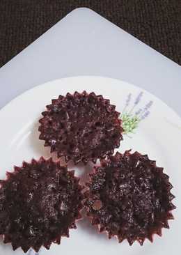 Cup Cake Choco Banana Microwave