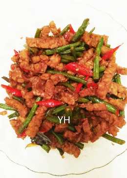 Oseng tempe buncis kecap
