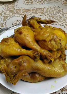 Ayam ungkep bumbu kuning