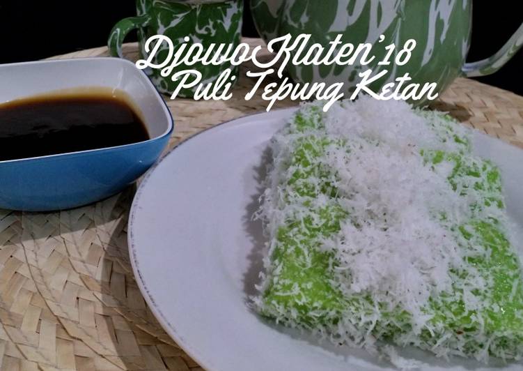 bahan dan cara membuat Puli Tepung Ketan#KamisManis