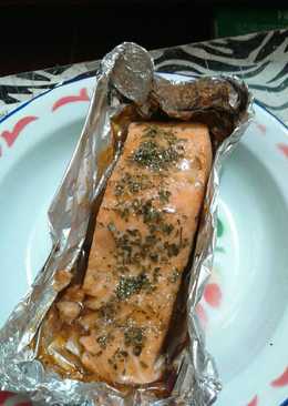 Salmon panggang simpleðŸŸðŸ¶ðŸš