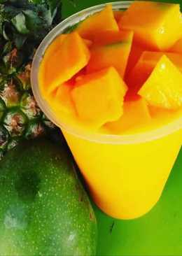 Jus nanas mix mangga