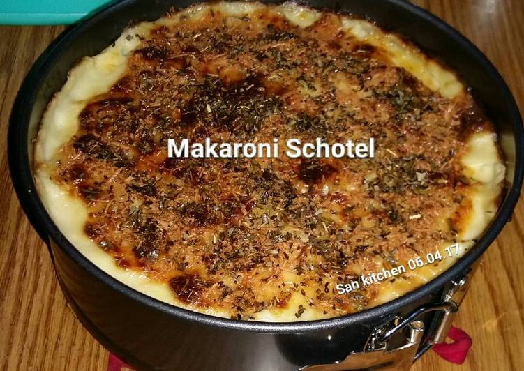 cara membuat Makaroni Schotel