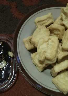 Tahu goreng teman hujan