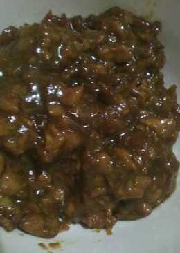 Ayam kecap isian bakpao