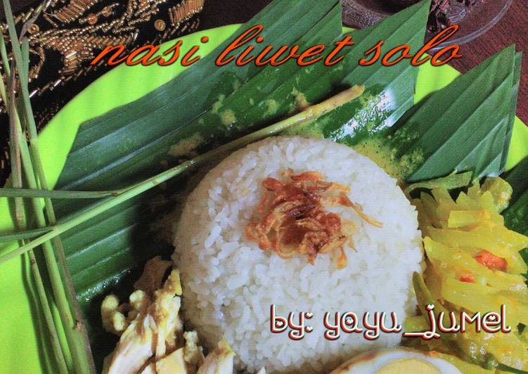 cara membuat Sego (nasi) liwet solo komplit