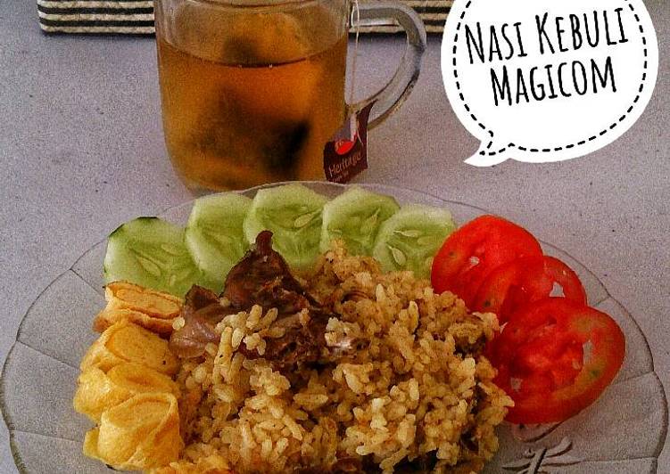 resep lengkap untuk Nasi Kebuli Sapi Magicom