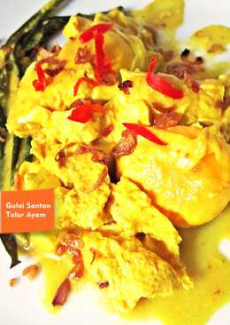Gulai Santan Telur Ayam