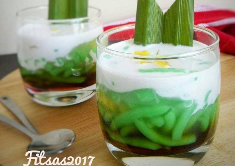 gambar untuk resep Dawet Tepung Beras (#tips agar adonan cepat mengental)