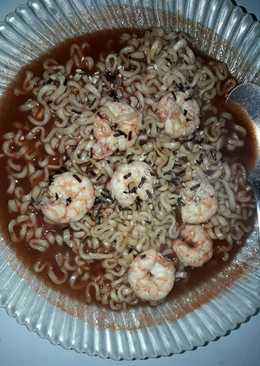 Ramen jepang topping udang