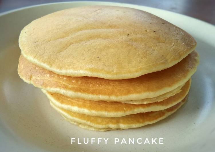 resep lengkap untuk Fluppy pancake