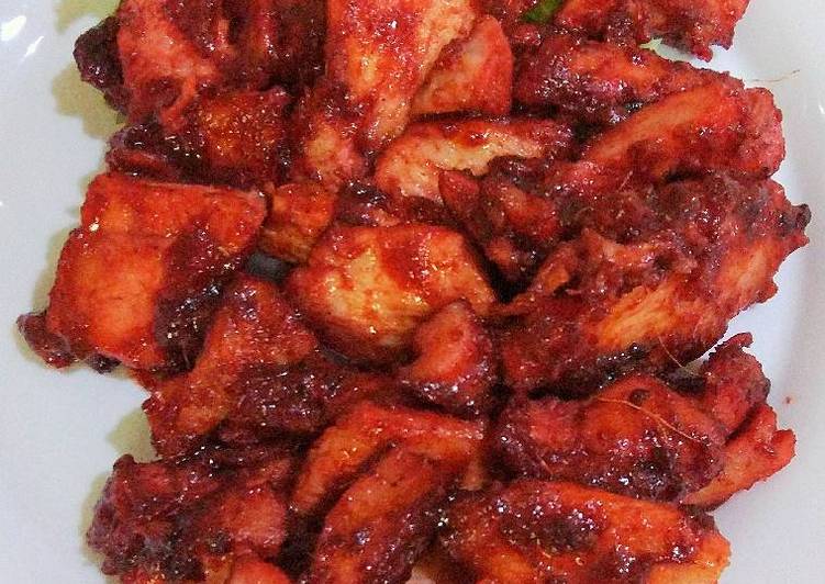 gambar untuk resep Ayam panggang char-siu