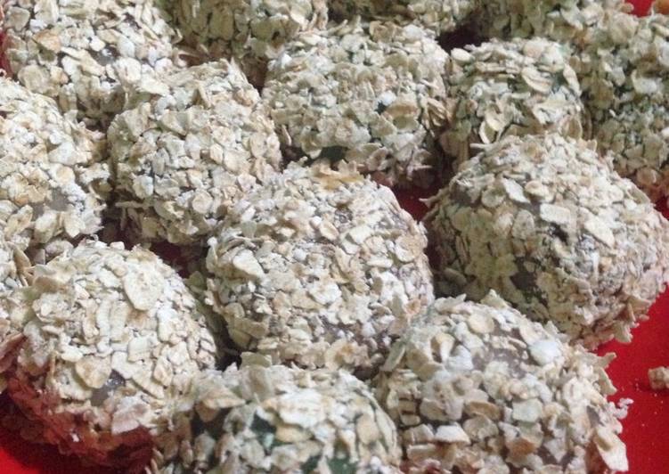 gambar untuk resep Klepon Oatmeal Simple