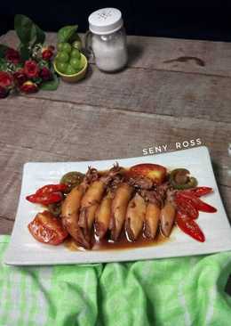 Asin cumi saos tiram #bandung_recookwidynaura