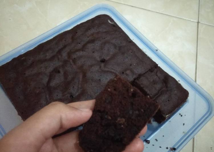 resep masakan Brownies kukus simple nyoklat banget