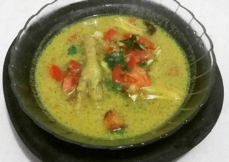 resep Soto ayam kuah santan