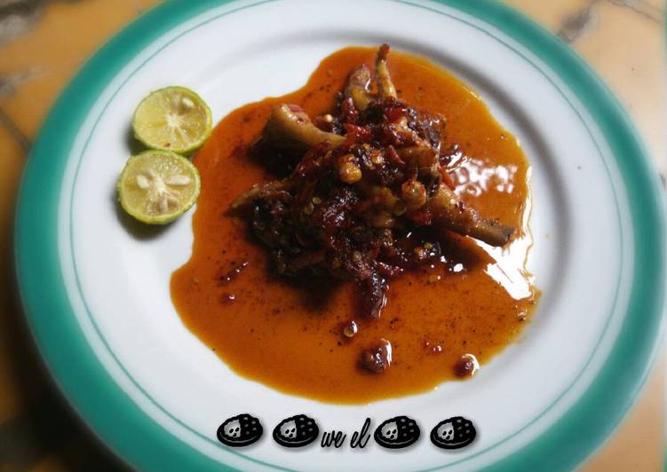 bahan dan cara membuat Chicken claw Spicy sauce