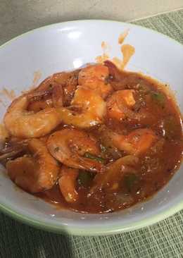 Udang Saus Tomat Pedas