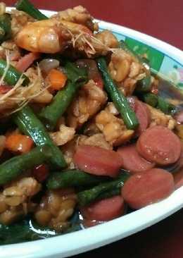 Udang kecap manis