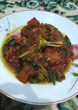 Ayam kecap cabe ijo ala mami khalil